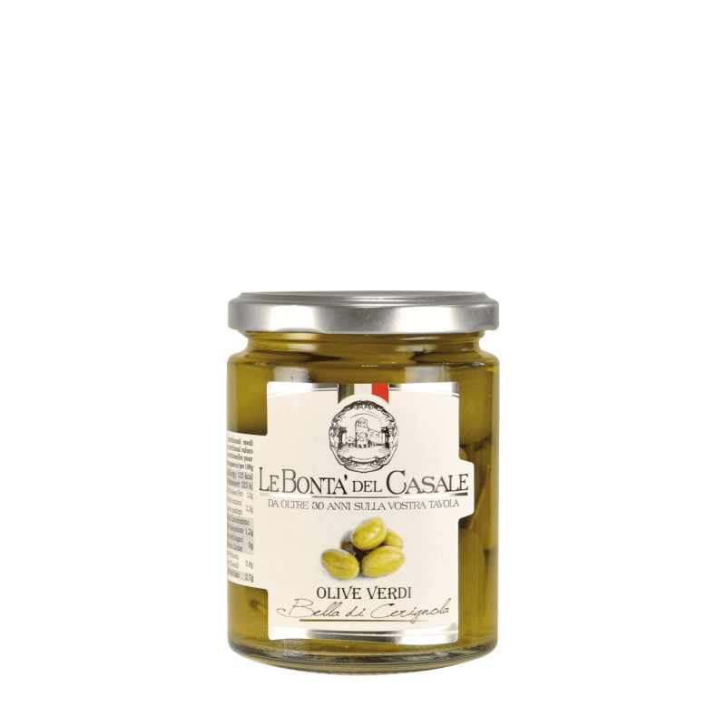 "Bello di Cerignola" - Oliven Verdi - grüne Oliven - 280g