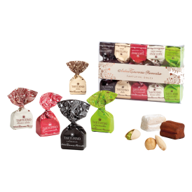 Schokoladentrüffel Geschenkbox - mit 5 Sorten Tartufini 180g