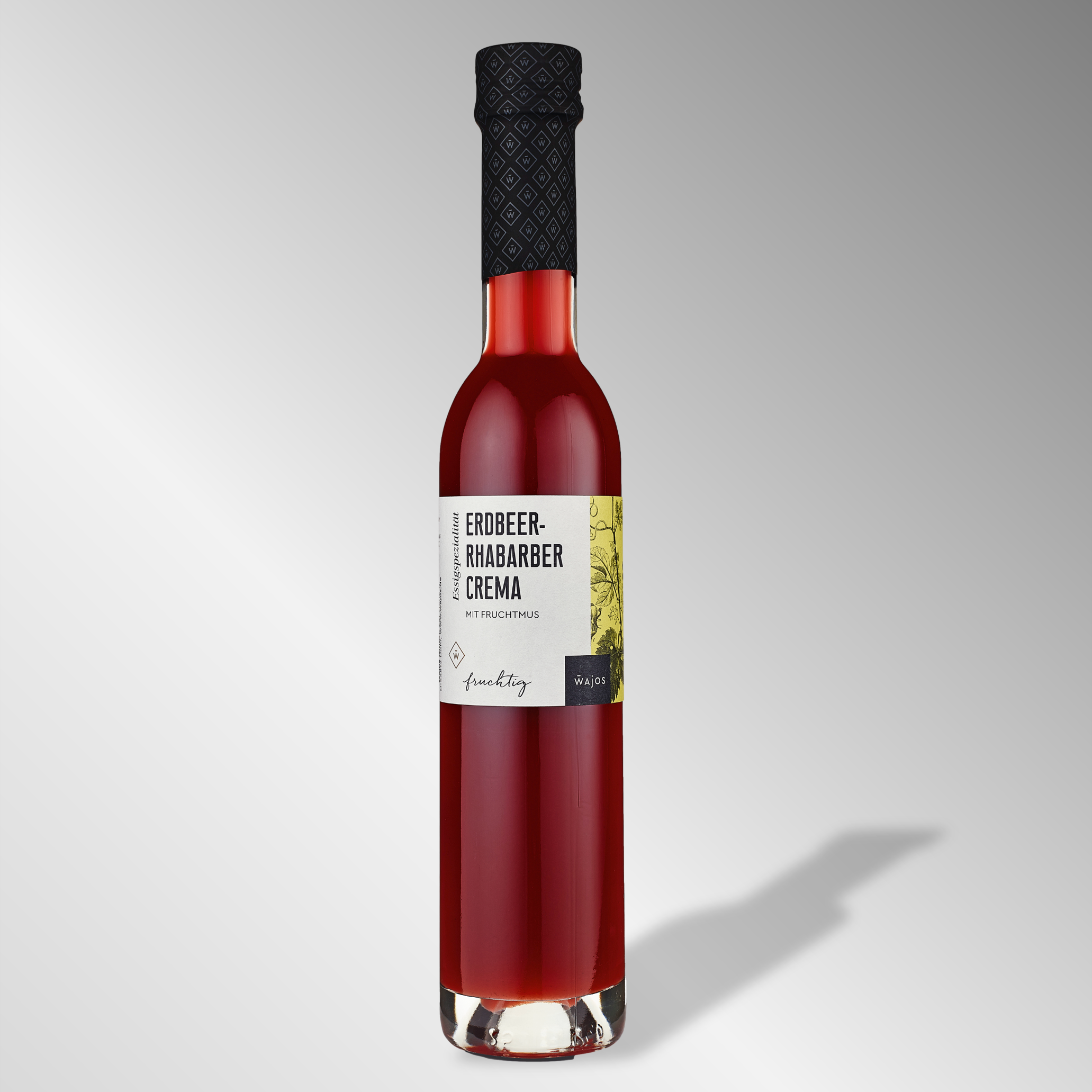 Erdbeer-Rhabarber Crema mit Fruchtmus 4% Säure | 250 ml