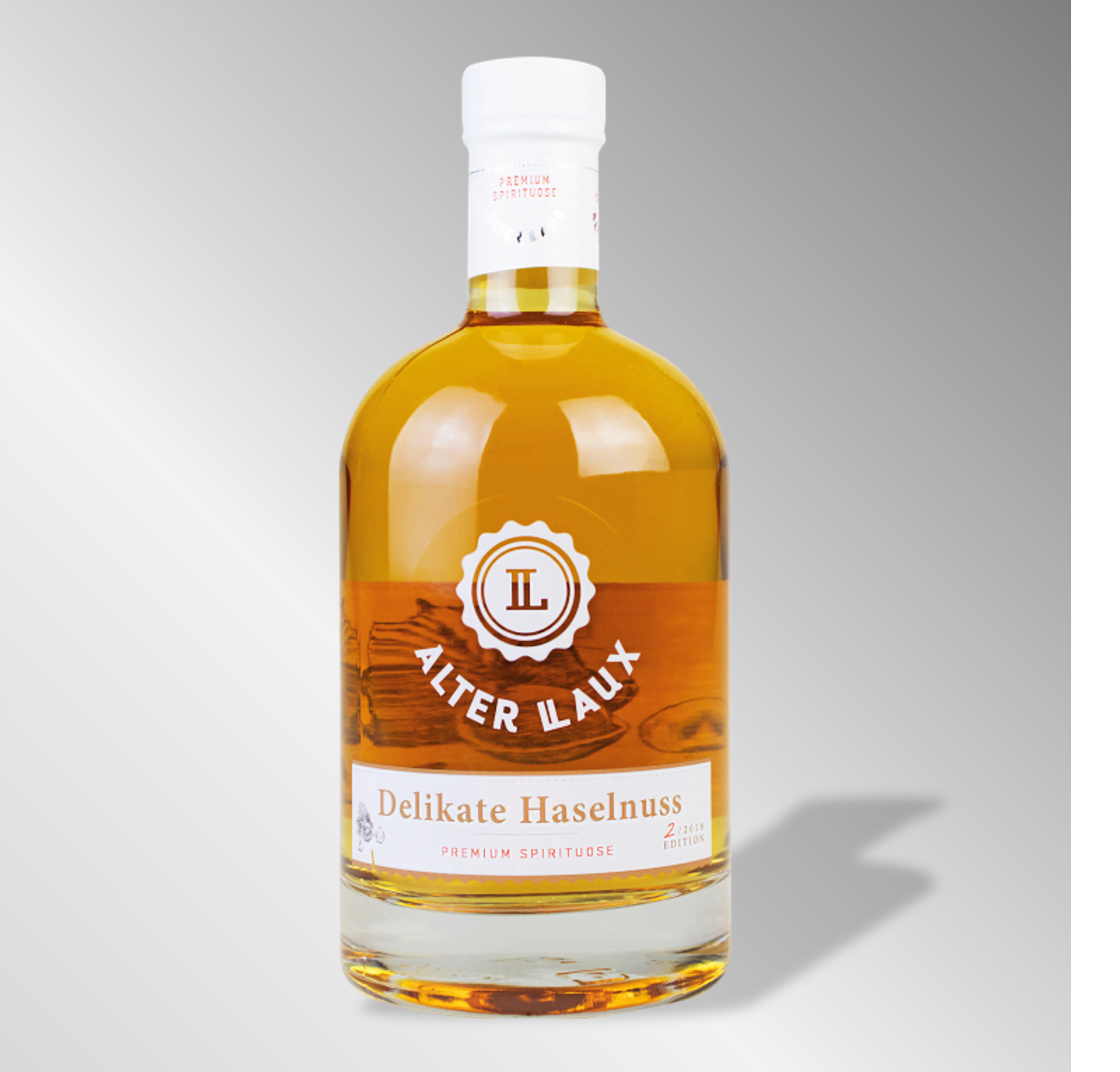 ALTER LAUX Delikate Haselnuss - Haselnusslikör - 500ml / 200 ml Flasche