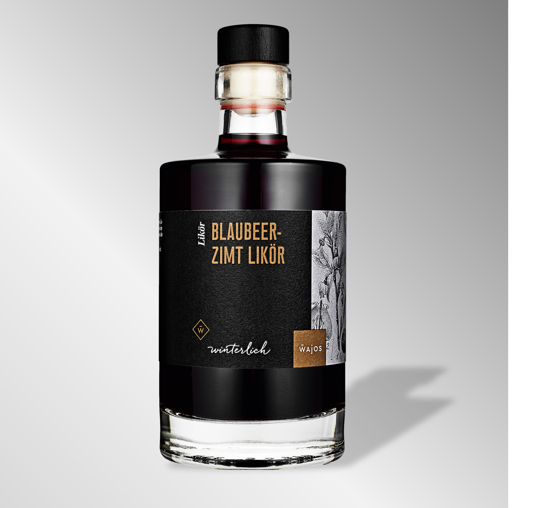 Blaubeer-Zimt Likör Winter Edition - 18% | 350ml