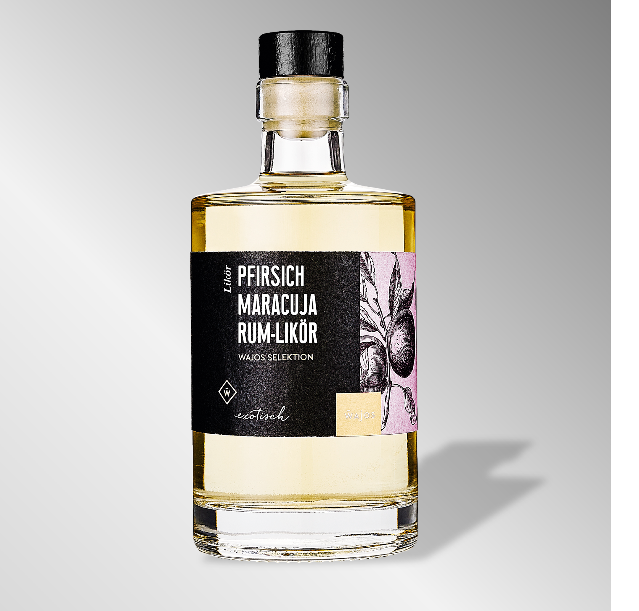 Pfirsich-Maracuja Rum-Likör Wajos Selektion - 18% | 350ml