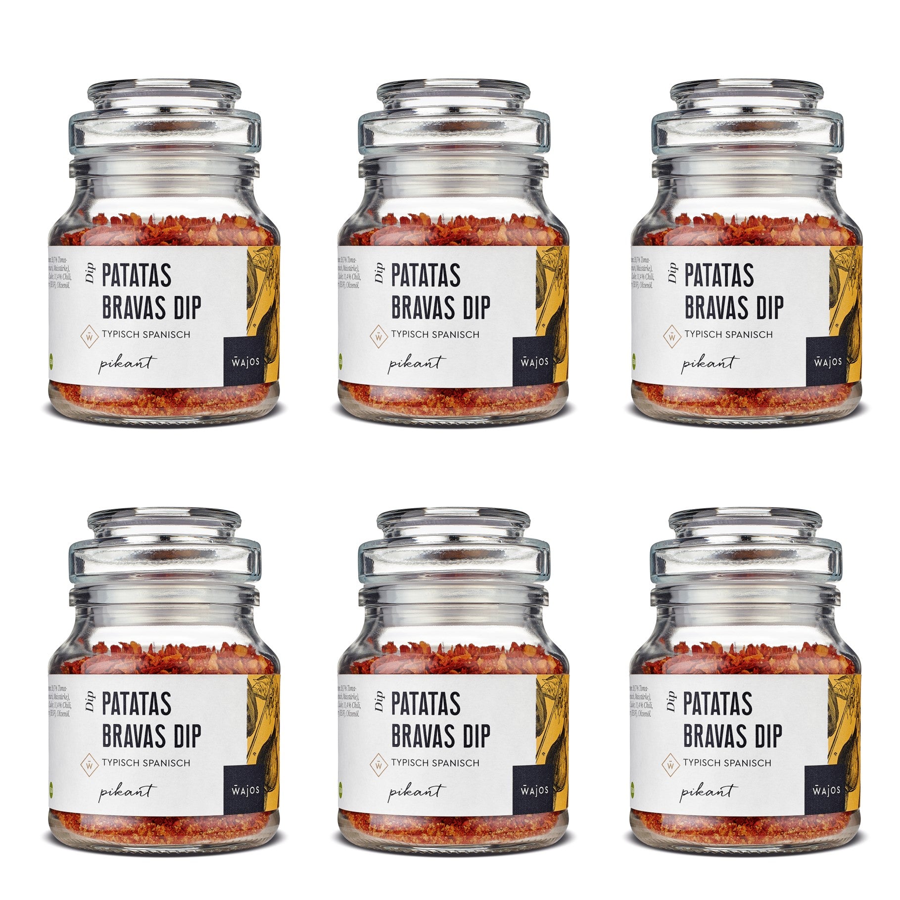 Patatas Bravas Dip 90g - Würzmischung | 6 Gläser