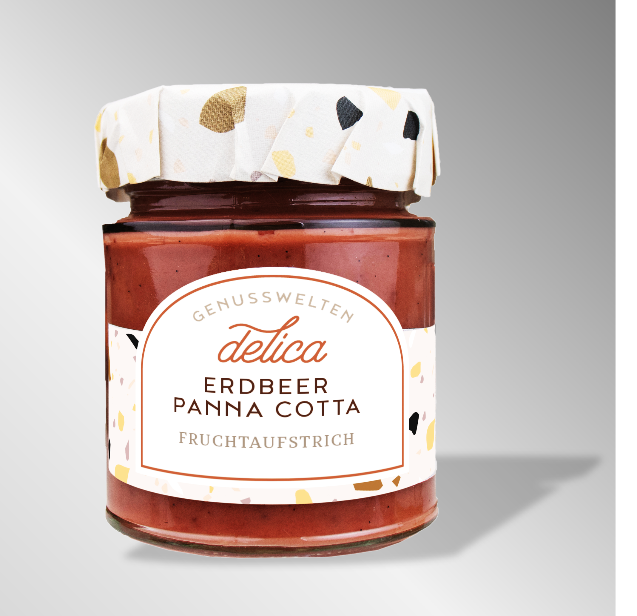 ERDBEER PANNA COTTA FRUCHTAUFSTRICH - 160g