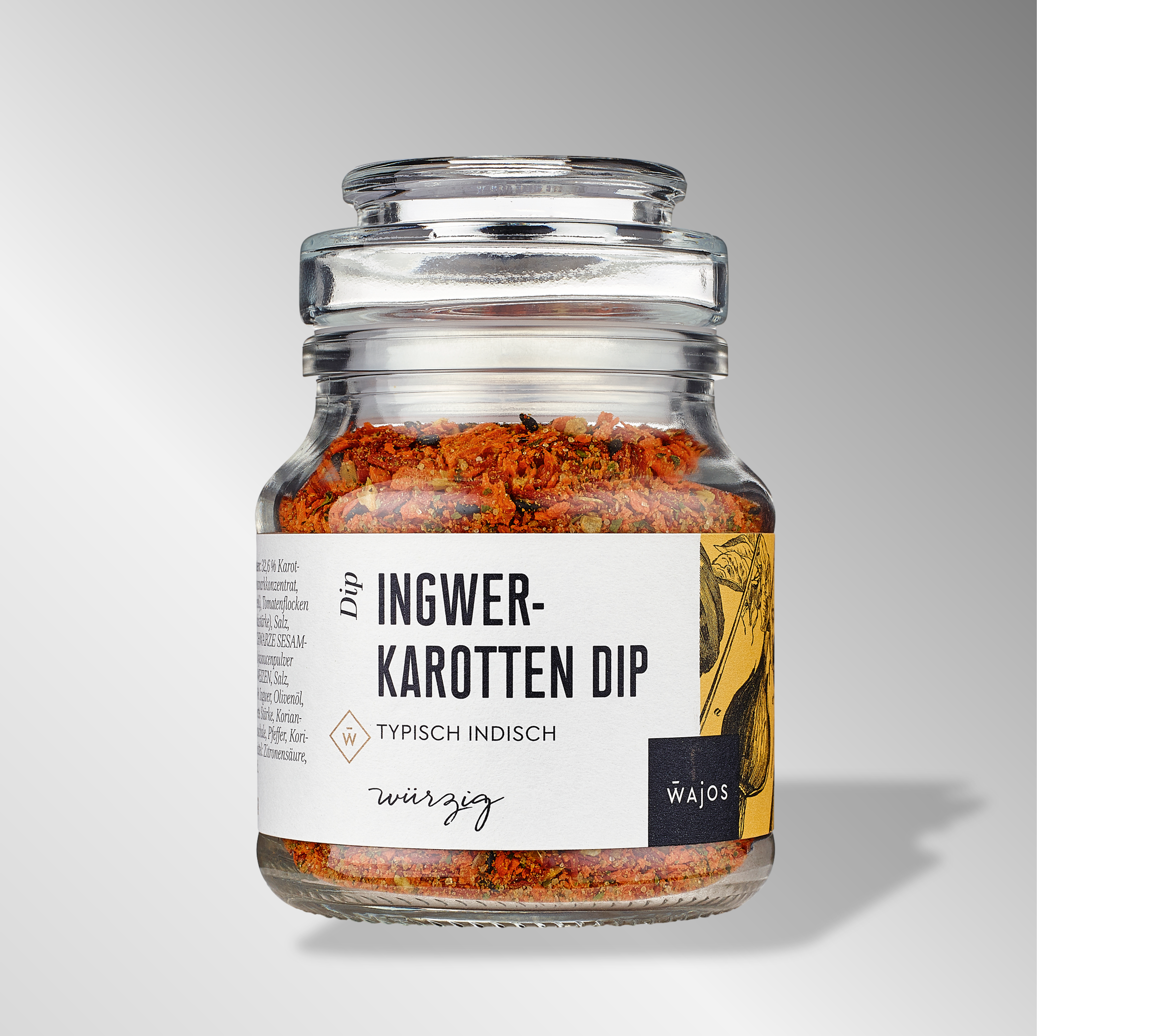 Ingwer-Karotten Dip typisch indisch - Gewürzzubereitung - 105g