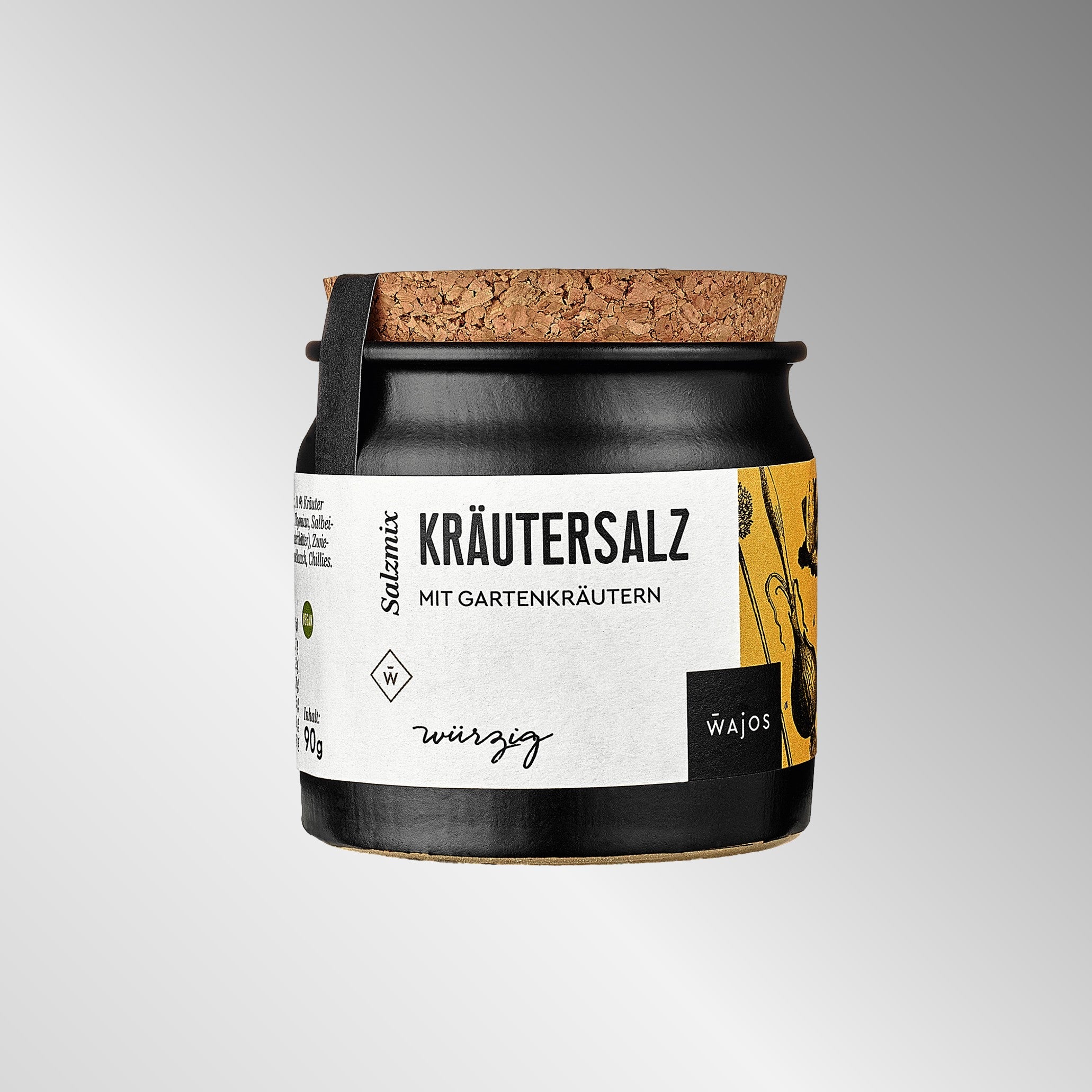 KRÄUTERSALZ  mit Gartenkräutern - 90g