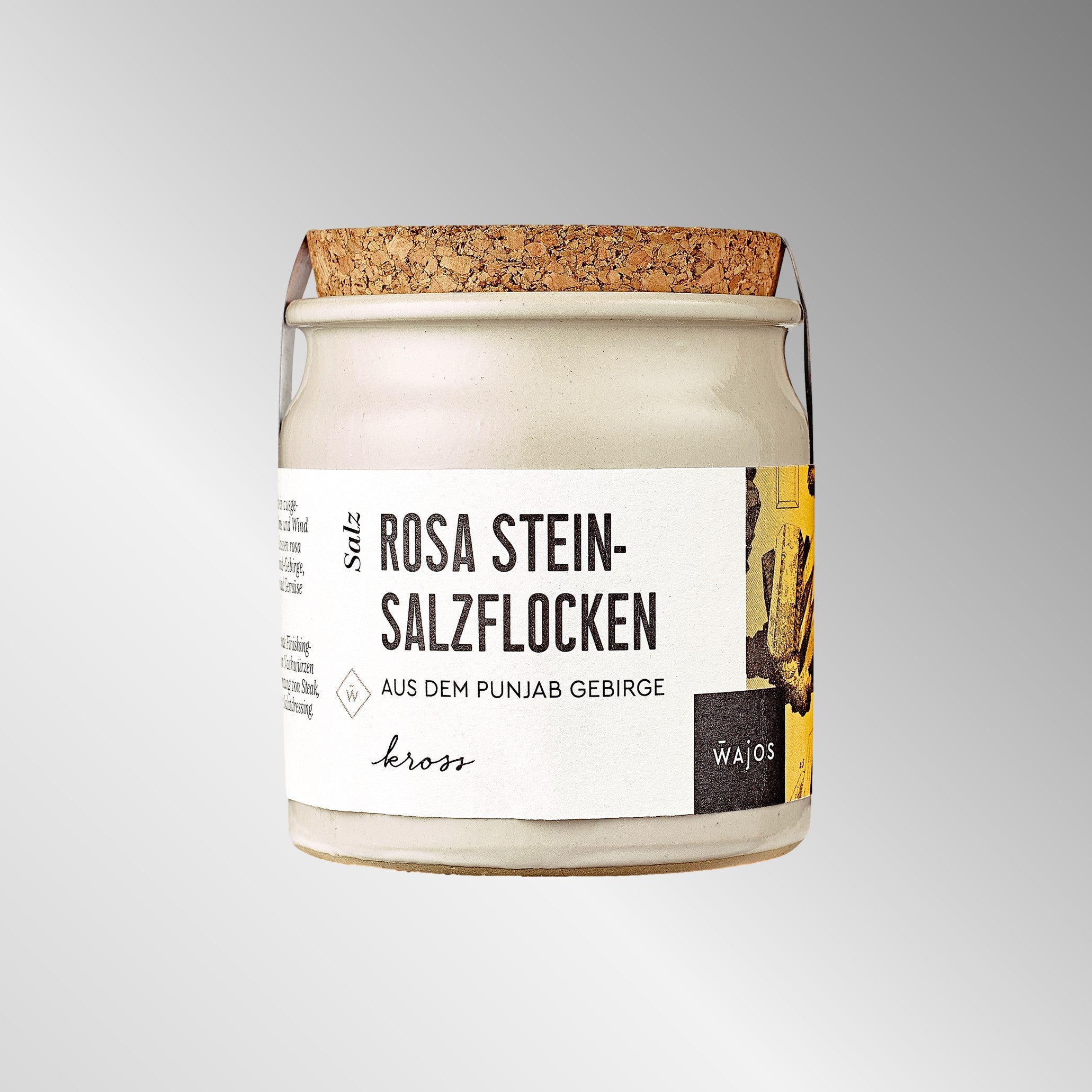 Rosa Steinsalzflocken aus dem Punjab Gebirge - Salz 60g