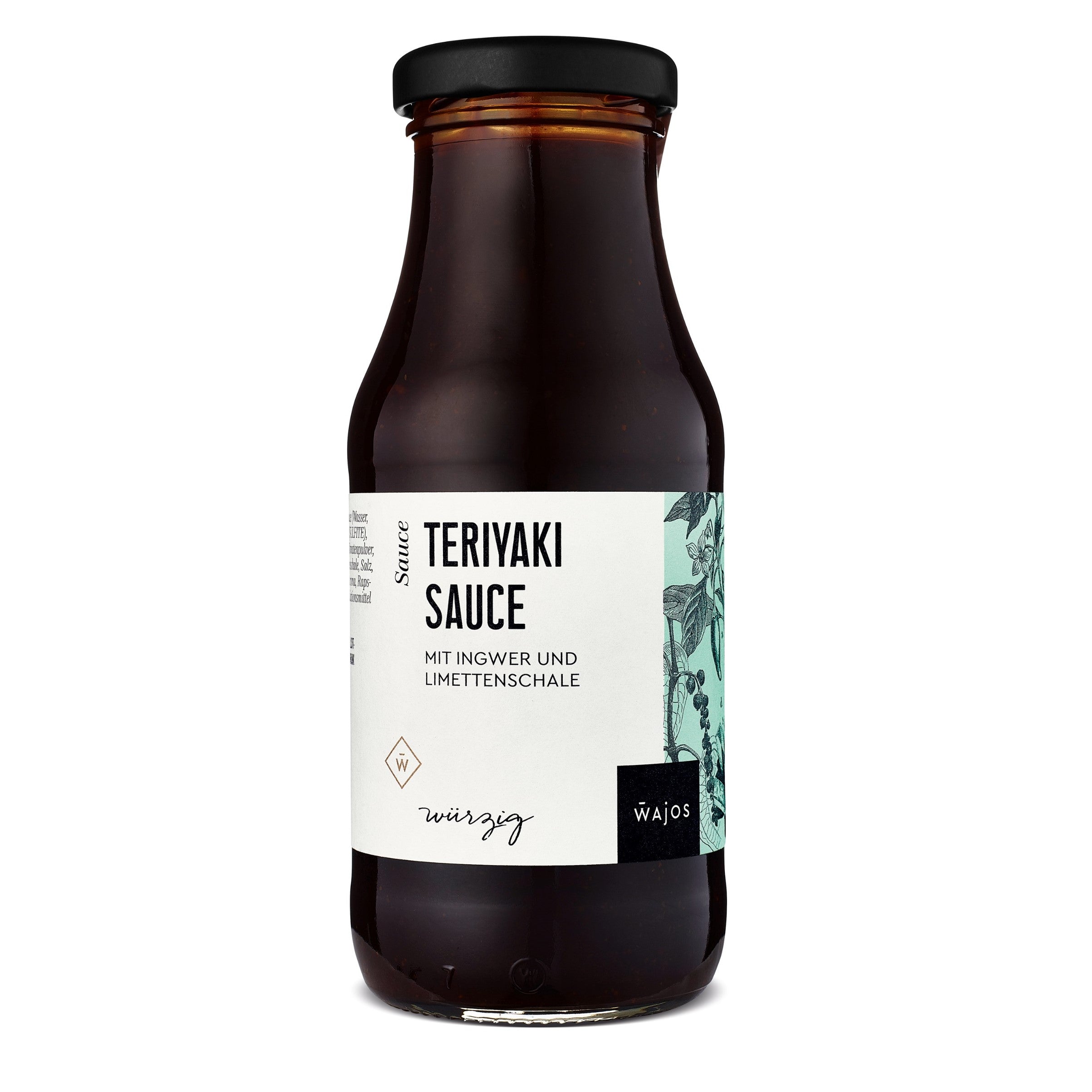 TERIYAKI SAUCE MIT INGWER UND LIMETTENSCHALE - 245ml