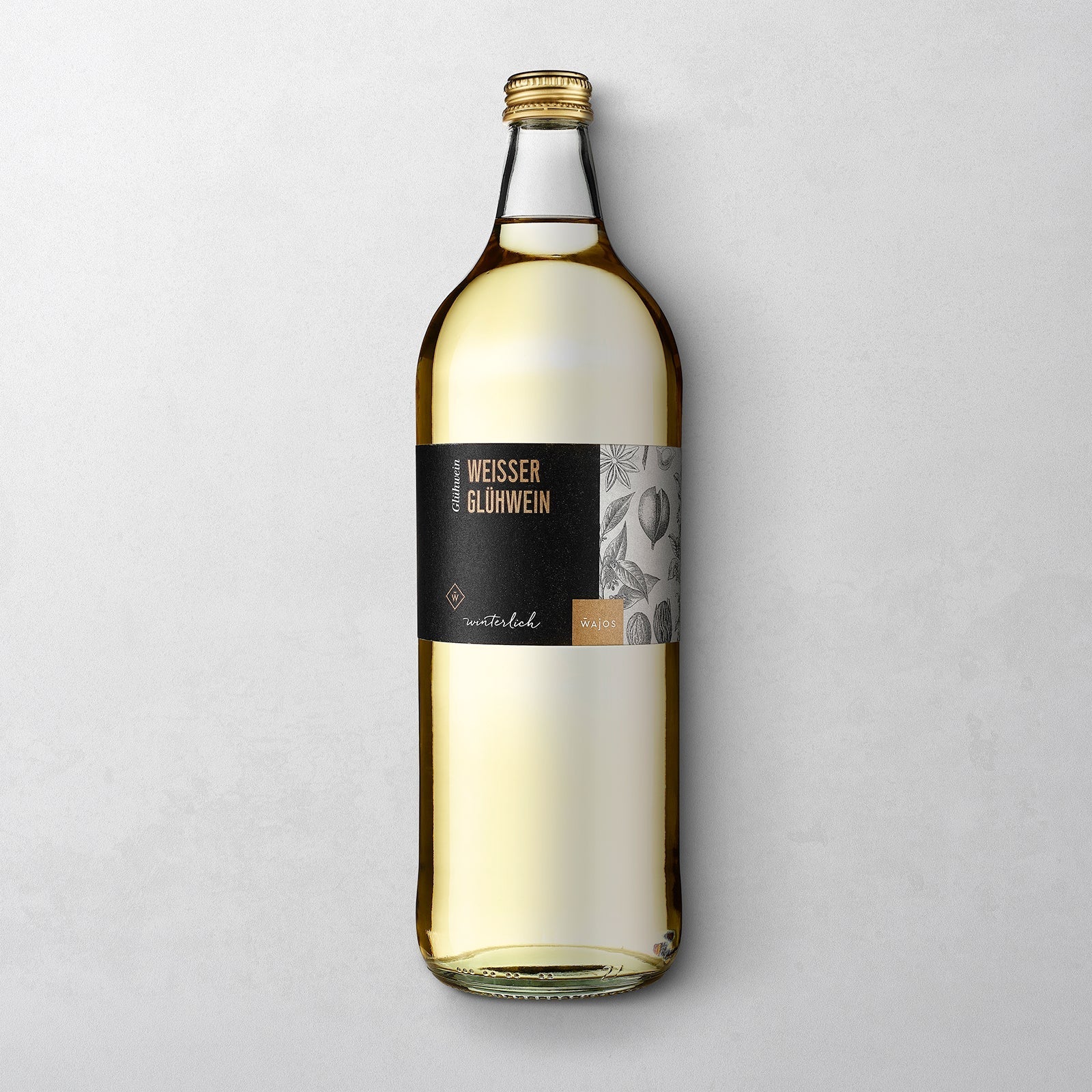 WEISSER GLÜHWEIN - 9,5 % vol - 1 Liter