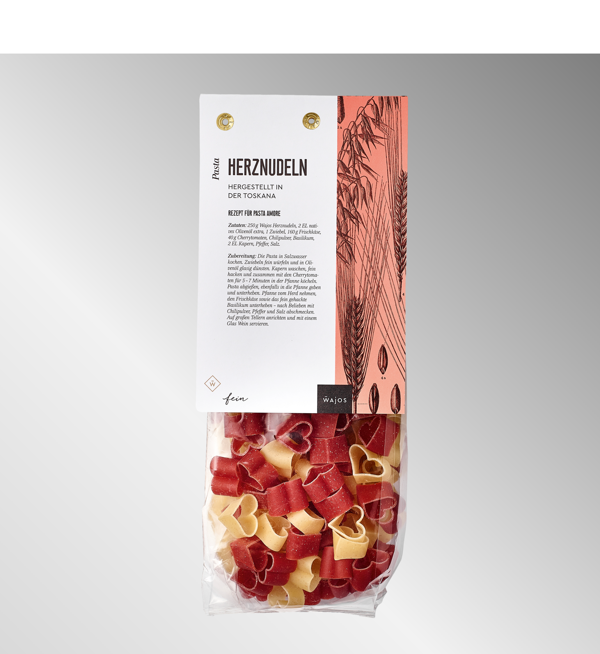 Herznudeln - Hergestellt nach italienischer Tradition - 250g