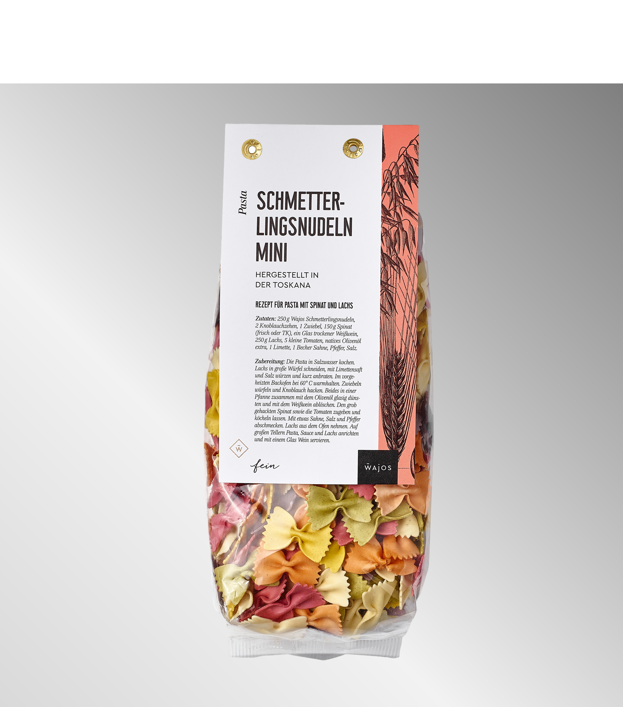 Mini Schmetterlingsnudeln - Hergestellt nach italienischer Tradition - 250g