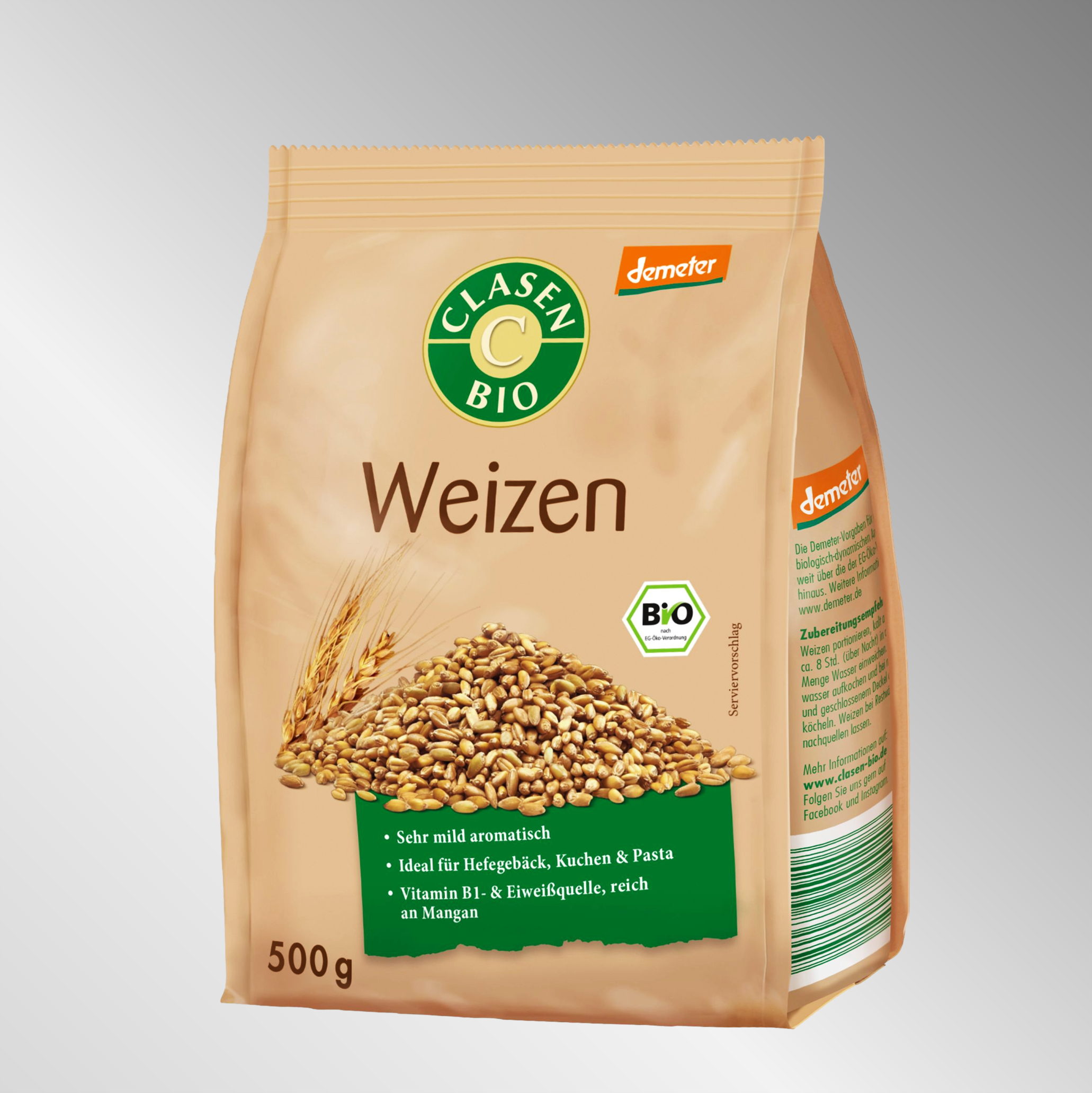 Tüte mit Weizen 500g