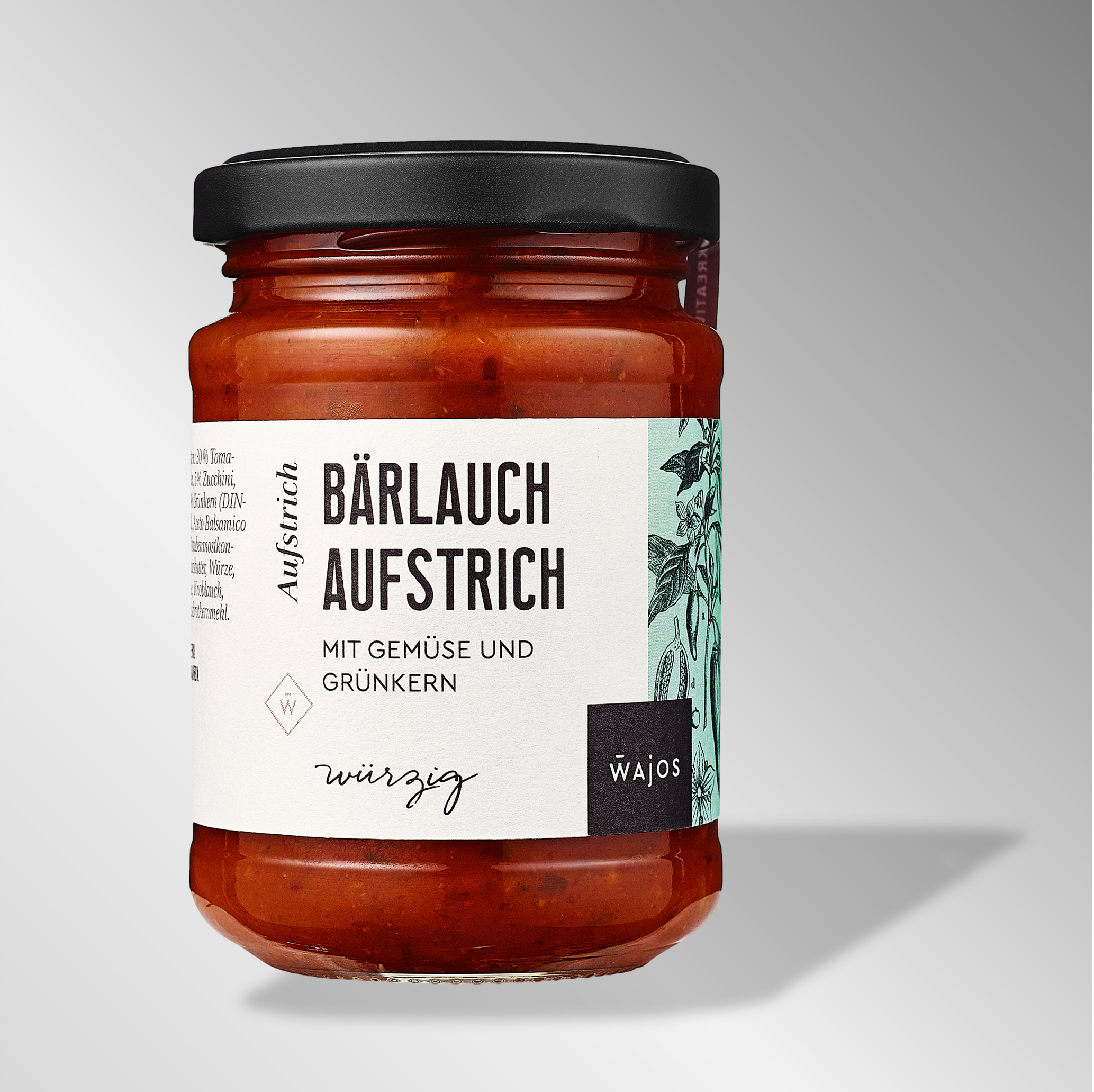 Bärlauch Aufstrich mit Gemüse und Grünkern - 175g