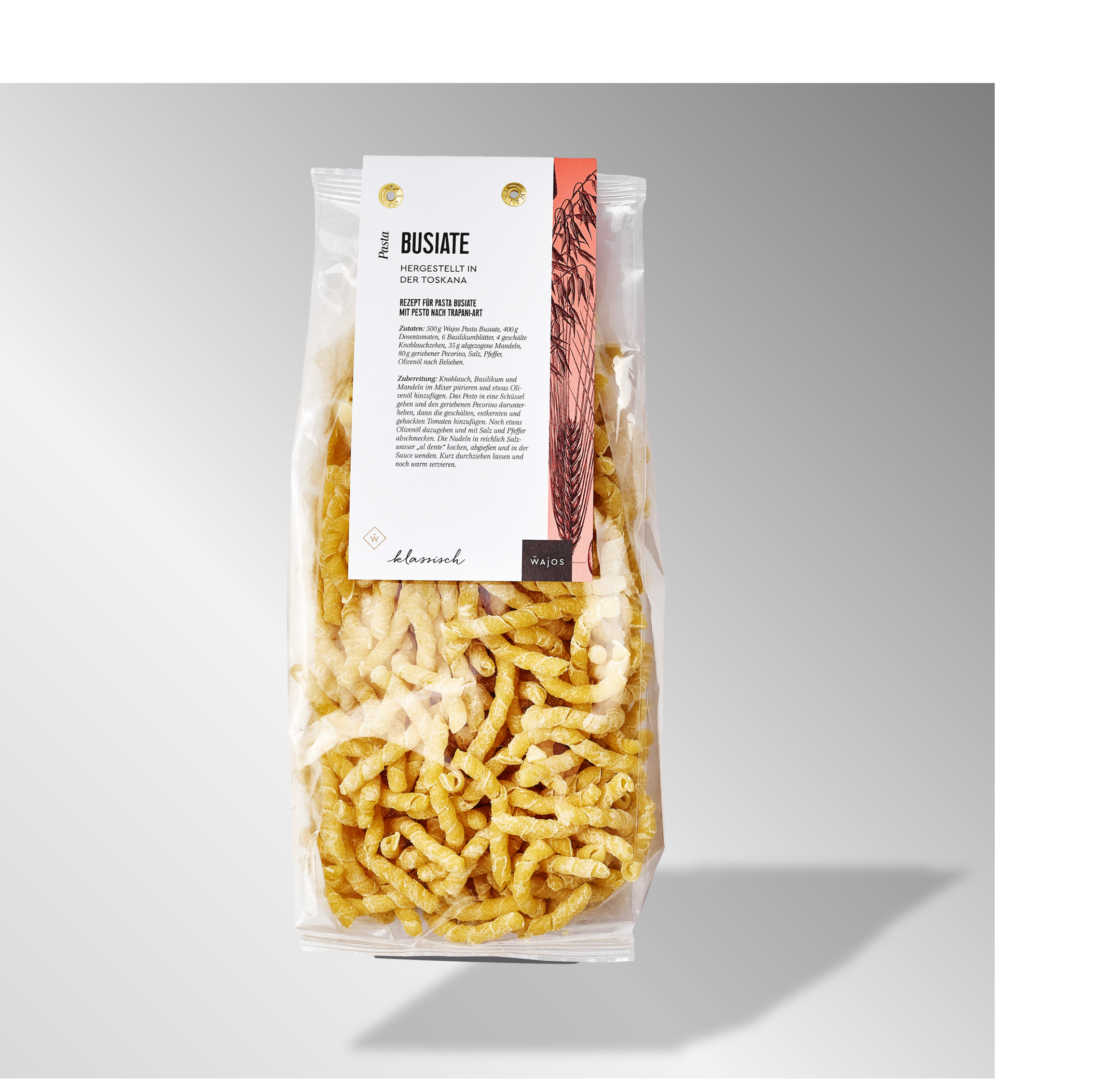 Busiate  Hergestellt nach italienischer Tradition - 500g