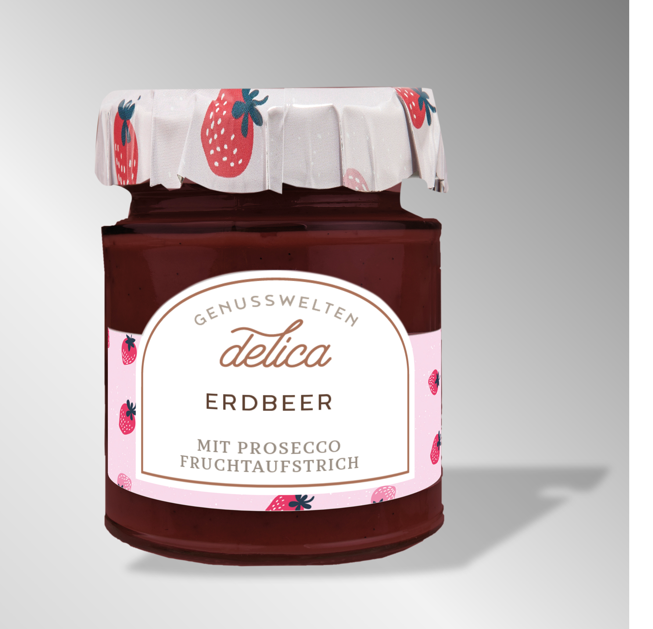 ERDBEER MIT PROSECCO FRUCHTAUFSTRICH  - 160g