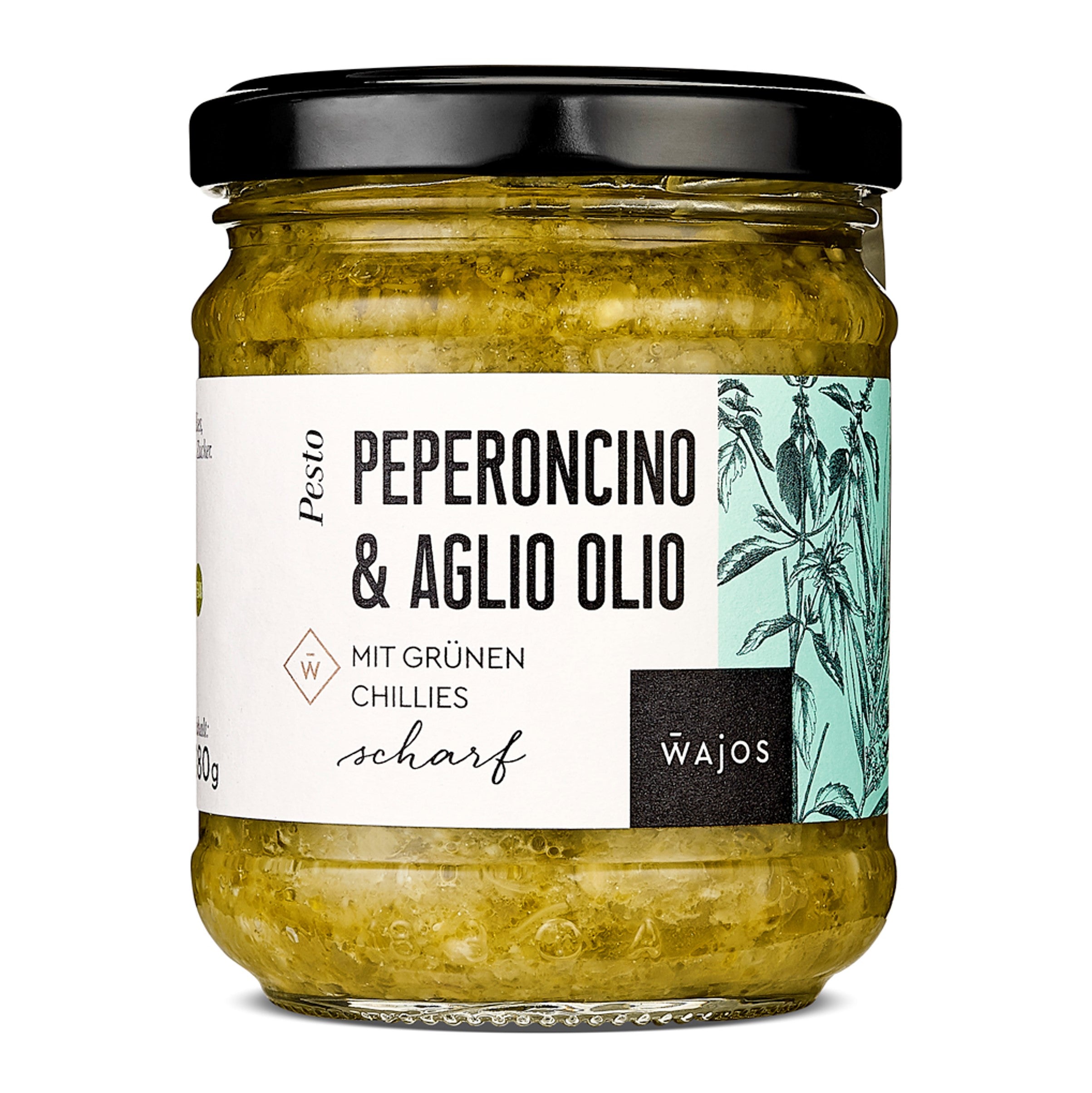 PEPERONCINO & AGLIO OLIO mit grünen Chillies- 180g