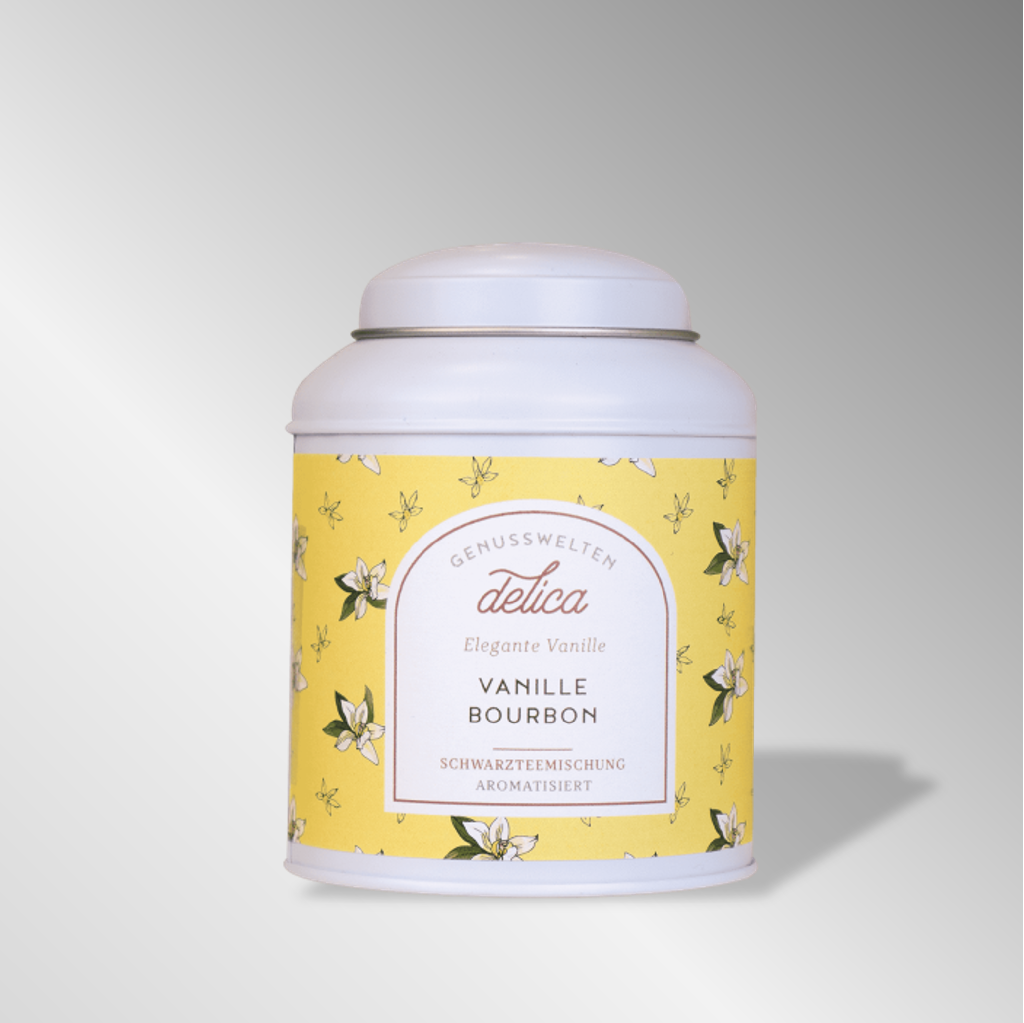 Vanille Bourbon - Schwarzer Tee mit Vanillestücken - Dose 100g