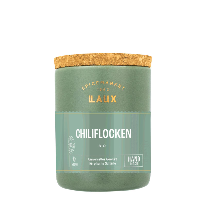 Chiliflocken  - im grüne Keramiktopf- 45g