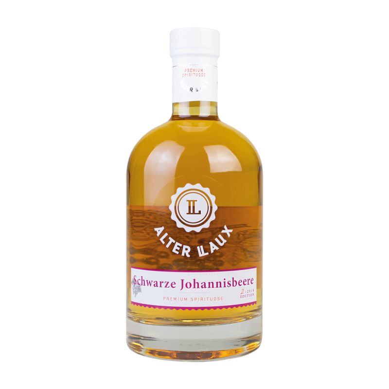 ALTER LAUX Schwarze Johannisbeere - Johannisbeerlikör - 500ml / 200 ml Flasche