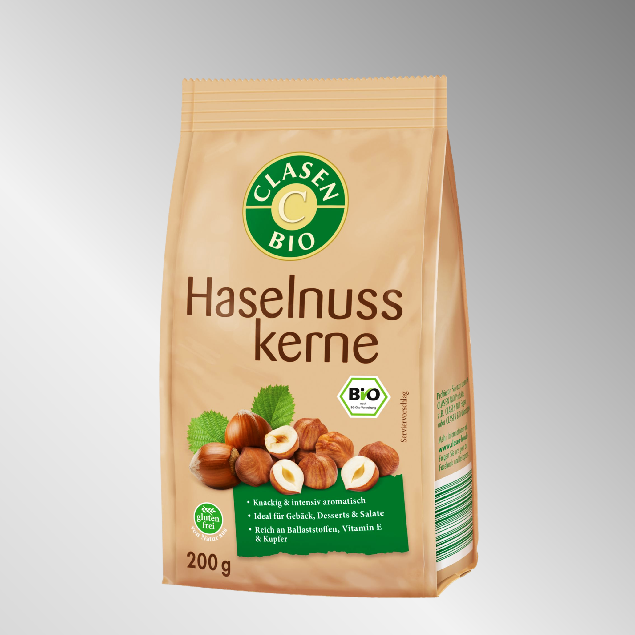 Bio Haselnusskerne | 200g | Knackig & intensiv aromatisch
