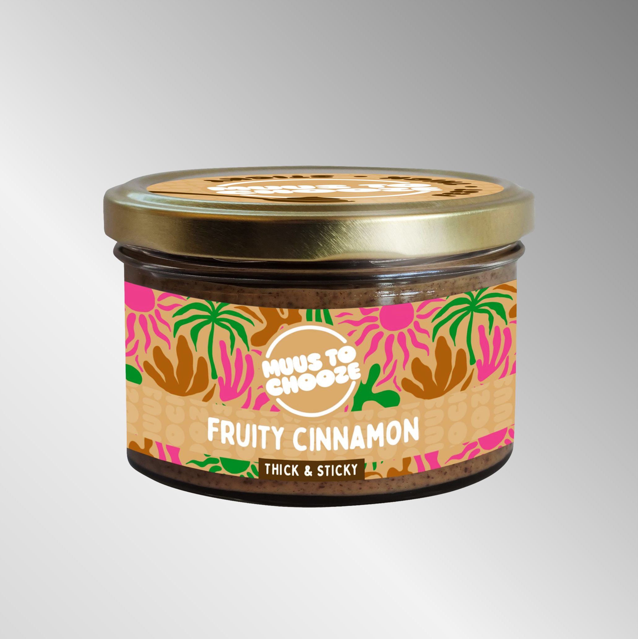 Bio Muus to chooze Fruity Cinnamon | 180g | Haselnussmus mit Himbeerkonfitüre