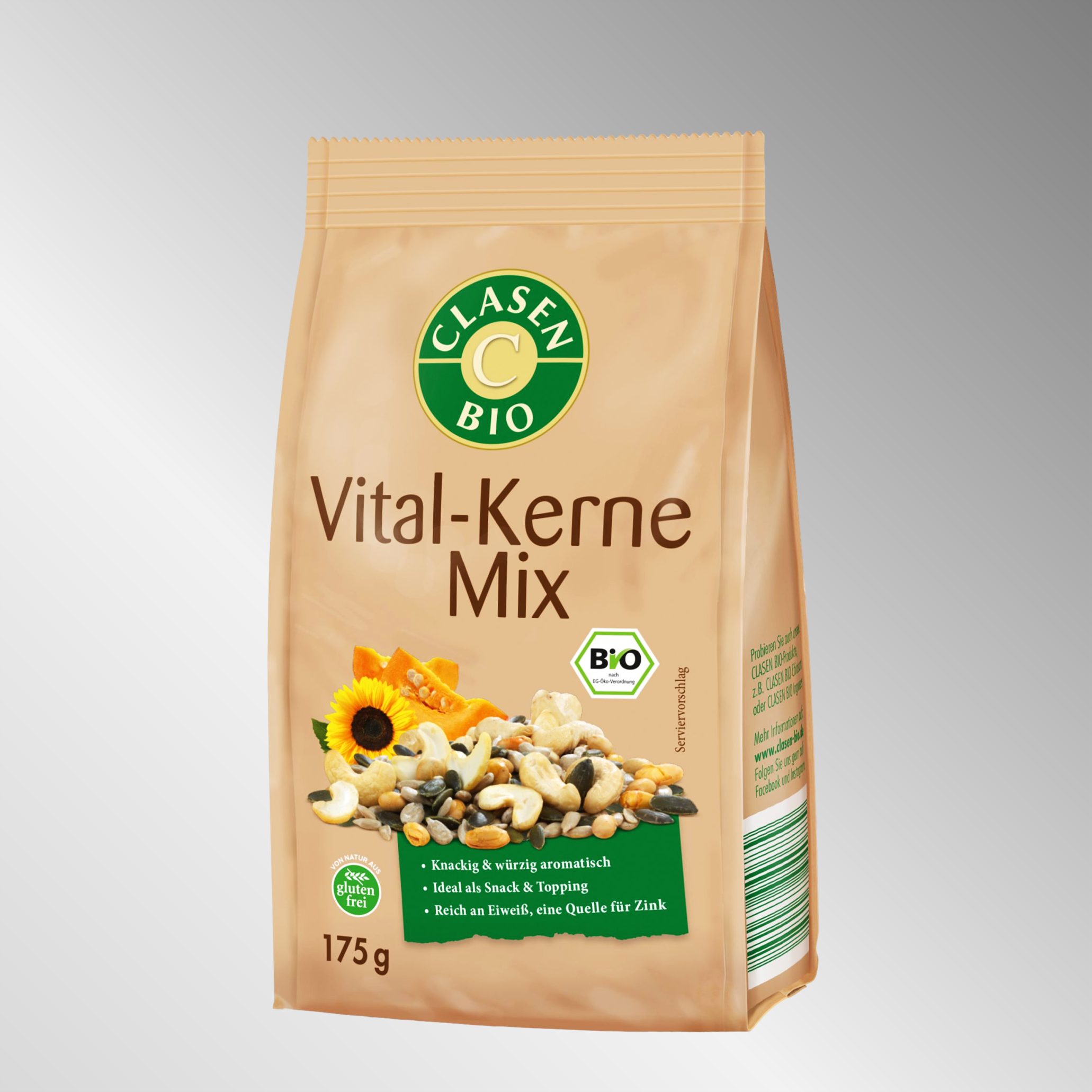 Bio Vital-Kerne-Mix | 175g | Knackig & würzig aromatisch