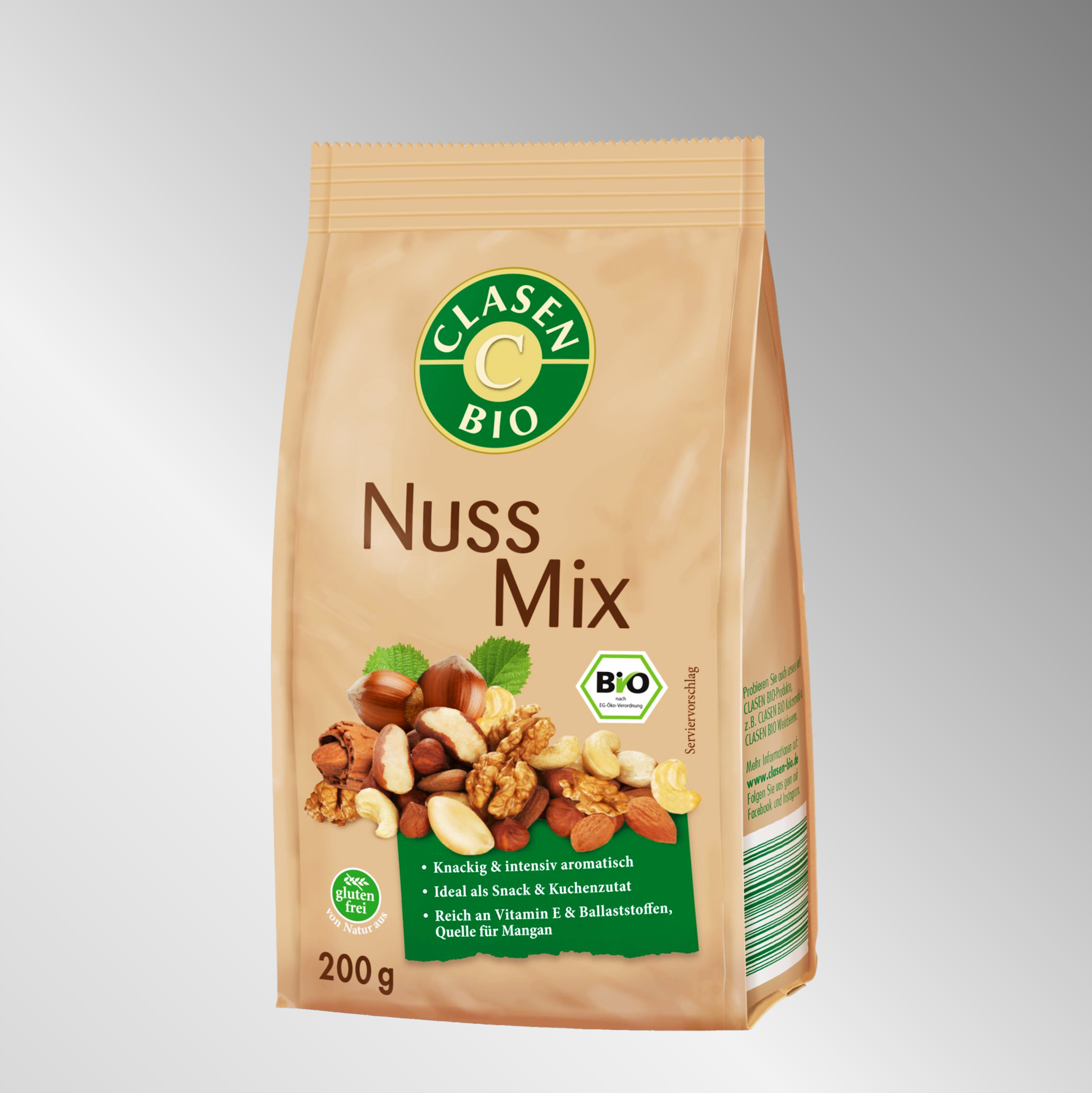 Bio Nusskern-Mischung | 200g | Kackig & intensiv aromatisch