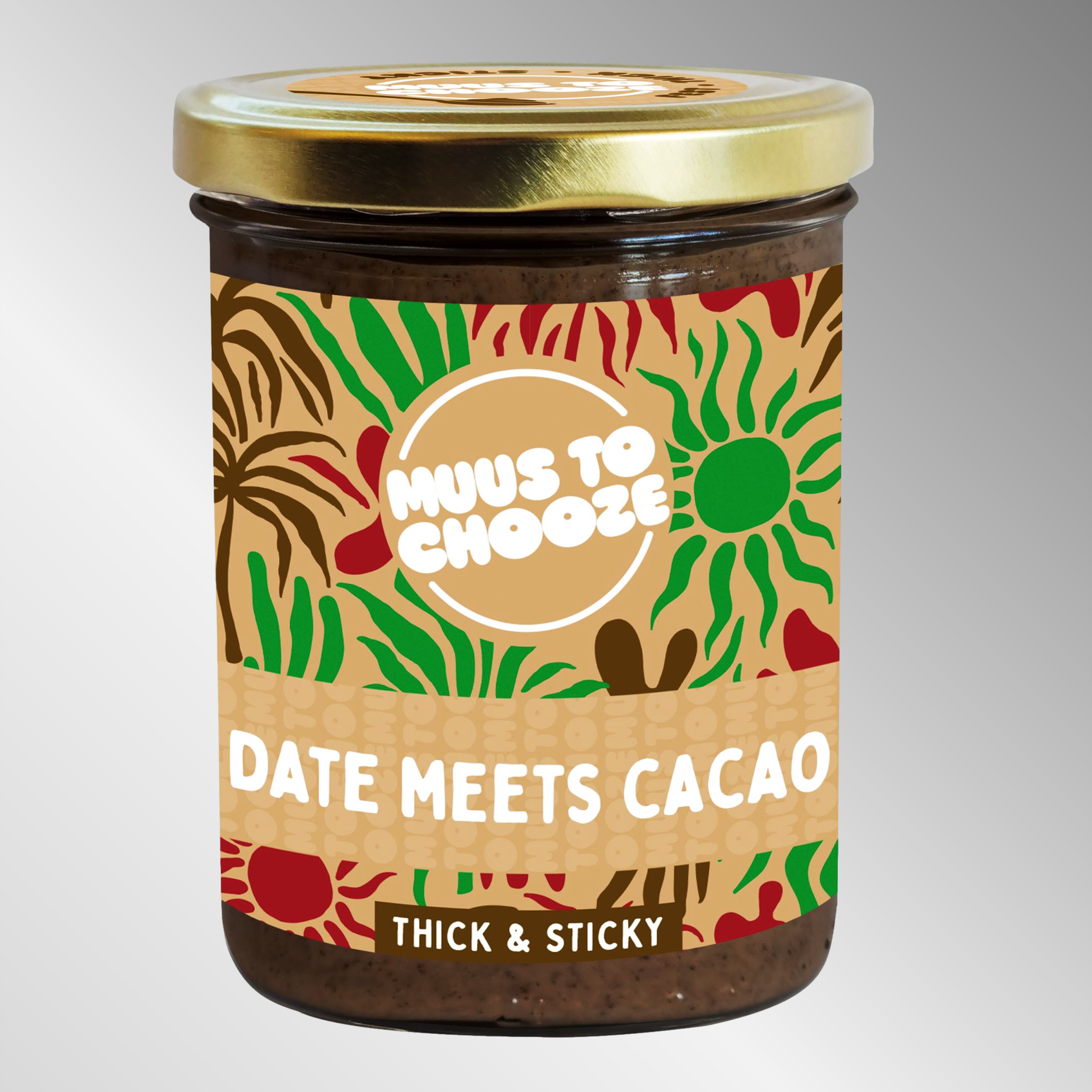 Bio Muus to chooze Date meets cacao | 400g | Haselnusscreme mit Dattelsirup und Kakaopulver