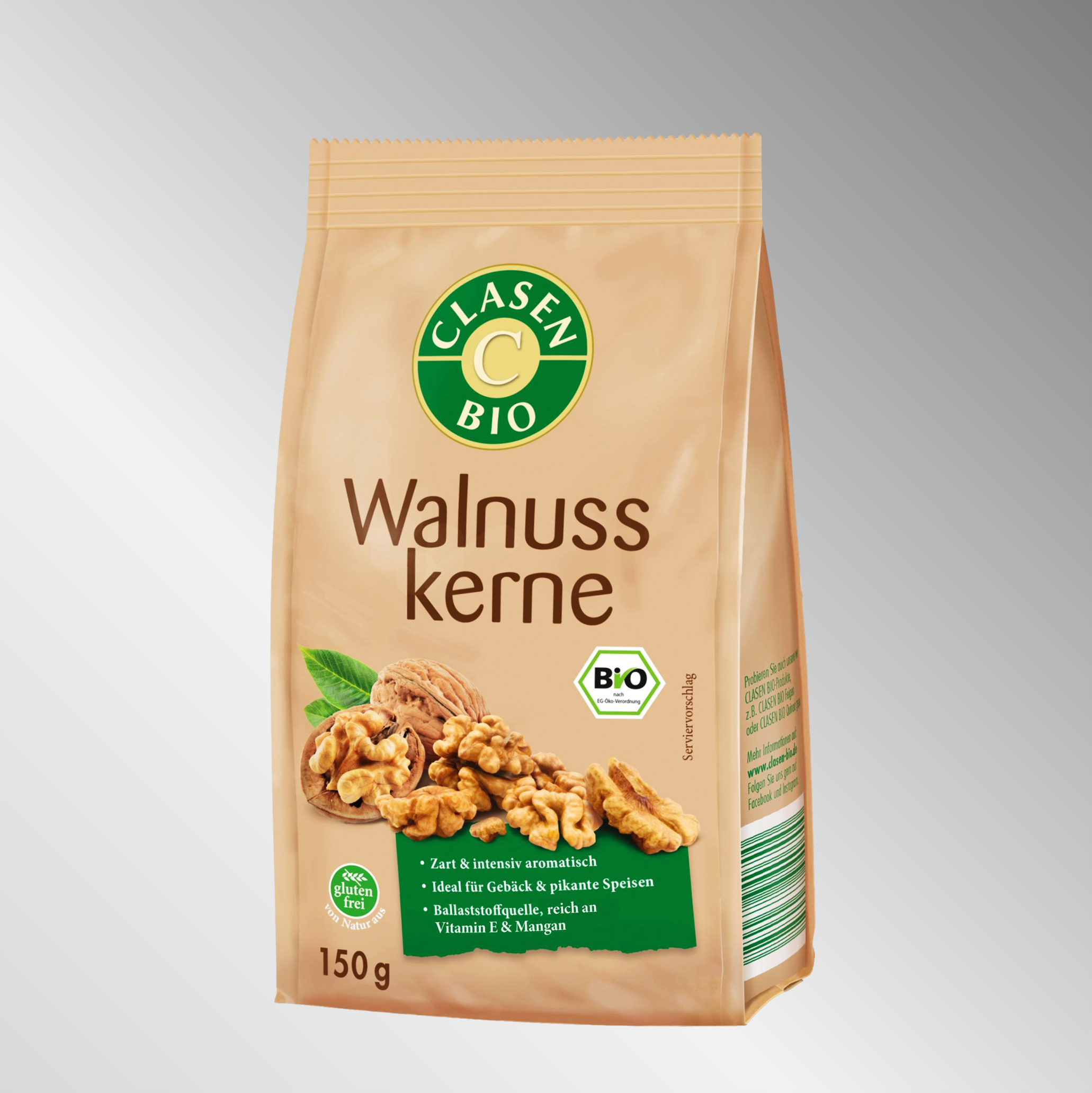Bio Walnusskerne | 150g | Zart & intensiv aromatisch