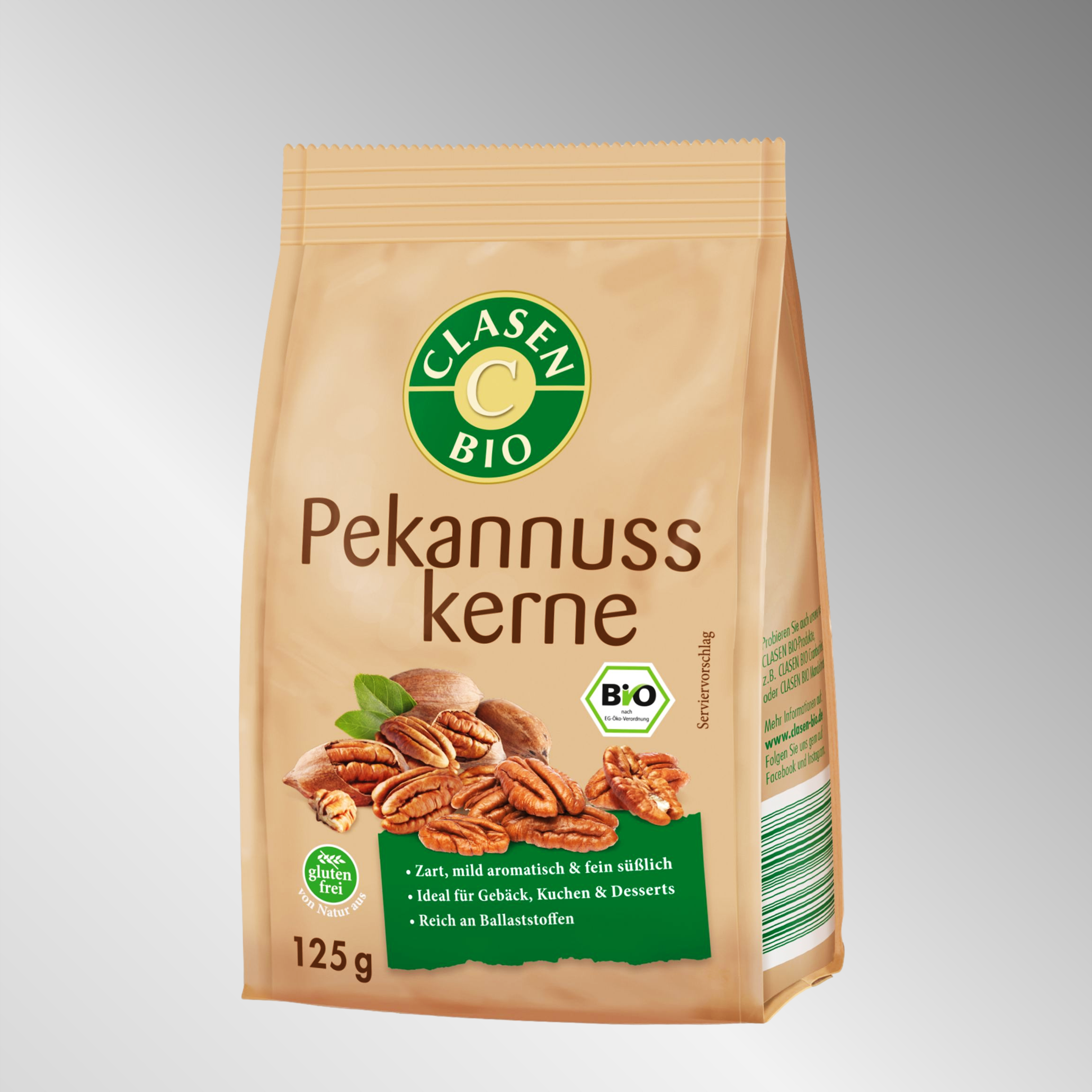 Bio Pekanusskerne | 125g | Zart, mild aromatisch & fein süßlich