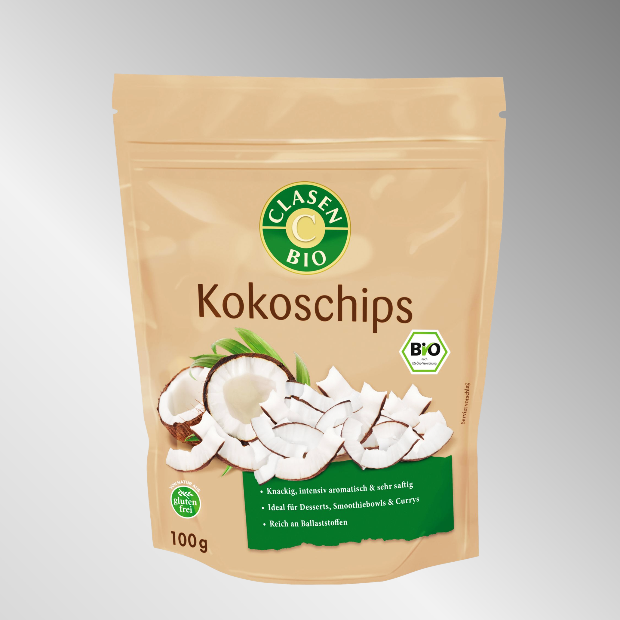 Bio Kokoschips | 100g | Knackig, intensiv aromatisch & sehr saftig