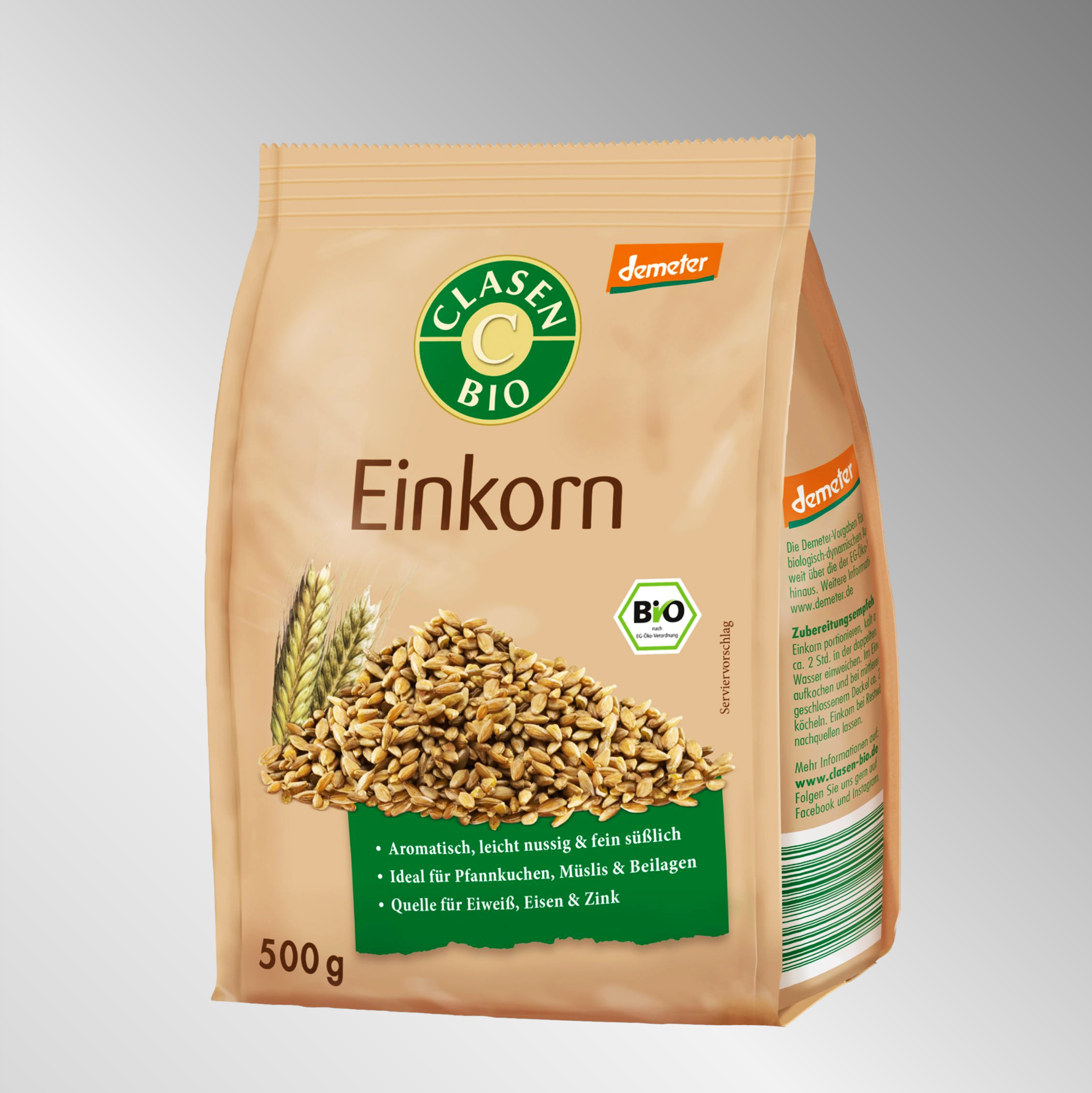 Bio Einkorn in Demeter Qualität | 500g