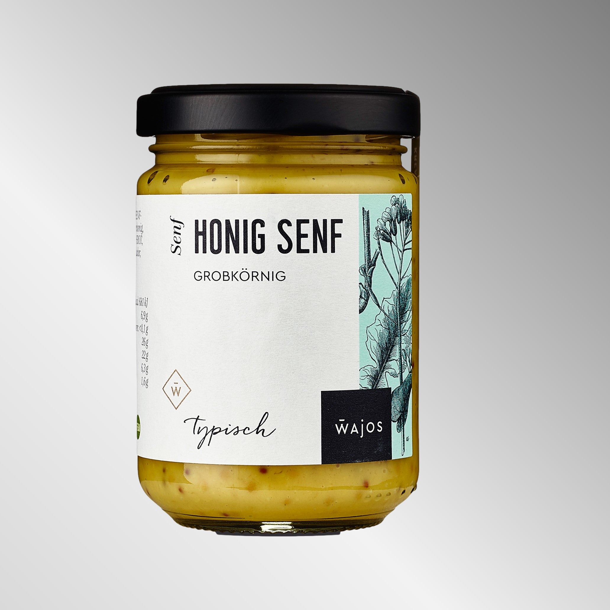 Honig Senf  grobkörnig - 140ml