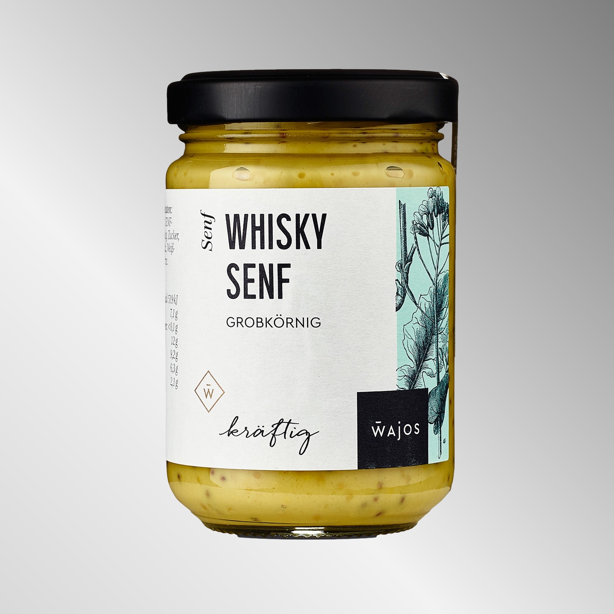 Whisky Senf grobkörnig - 140ml