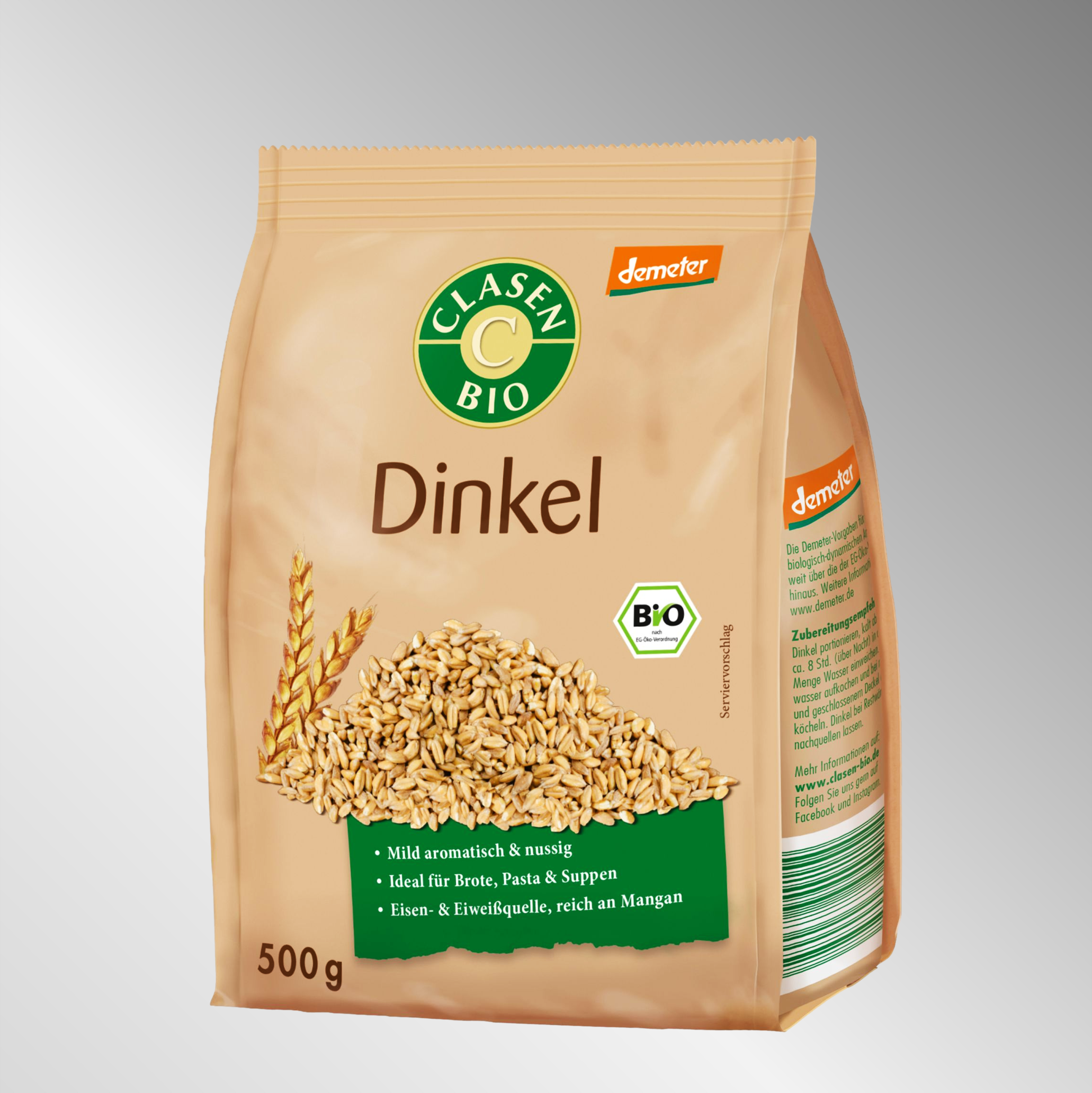 Bio Dinkel in Demeter Qualität | 500g